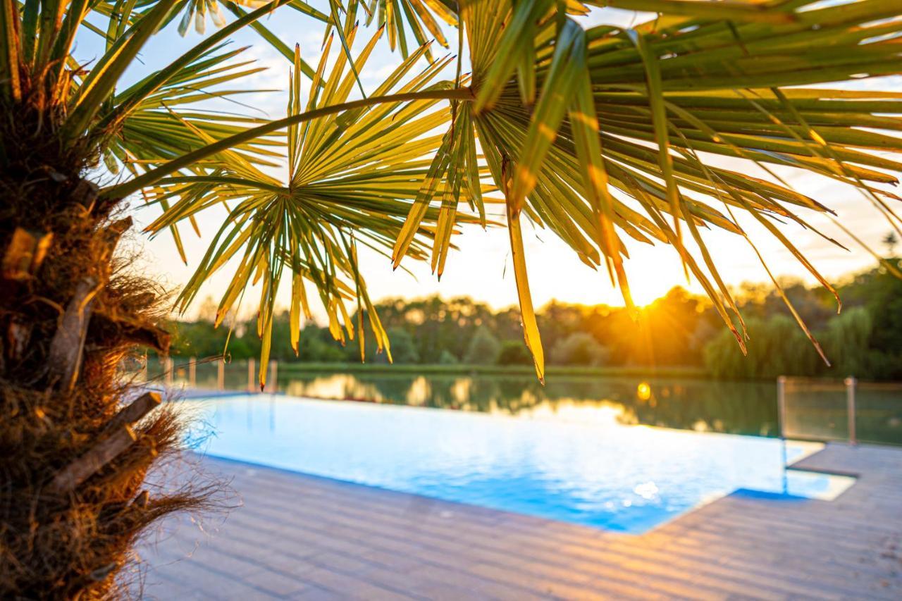 Le Camping Grand Cerf Hotel Gimouille Bagian luar foto